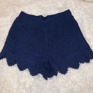 💙Blue crochet shorts💙